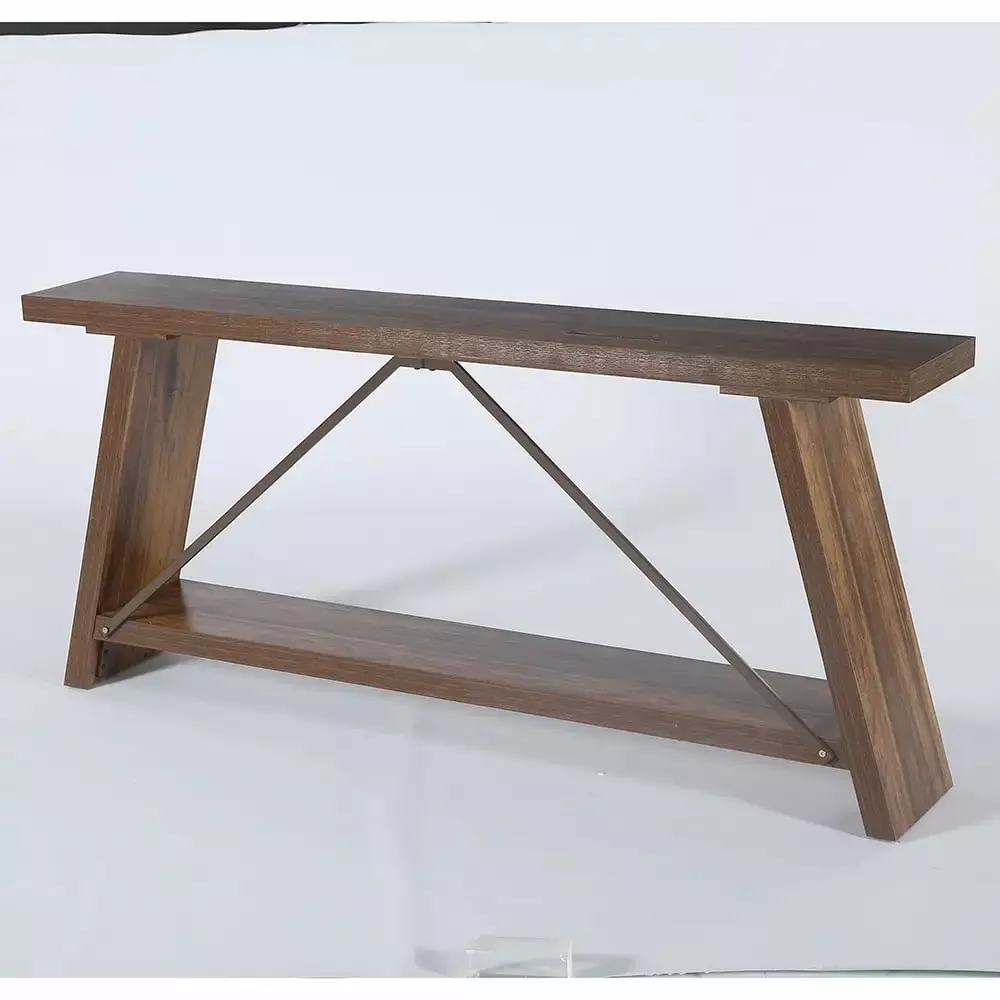 Spaco Extra Long Console Table 70.87L in MDF & Steel with 230lb Capacity - Perfect for Narrow Entryway