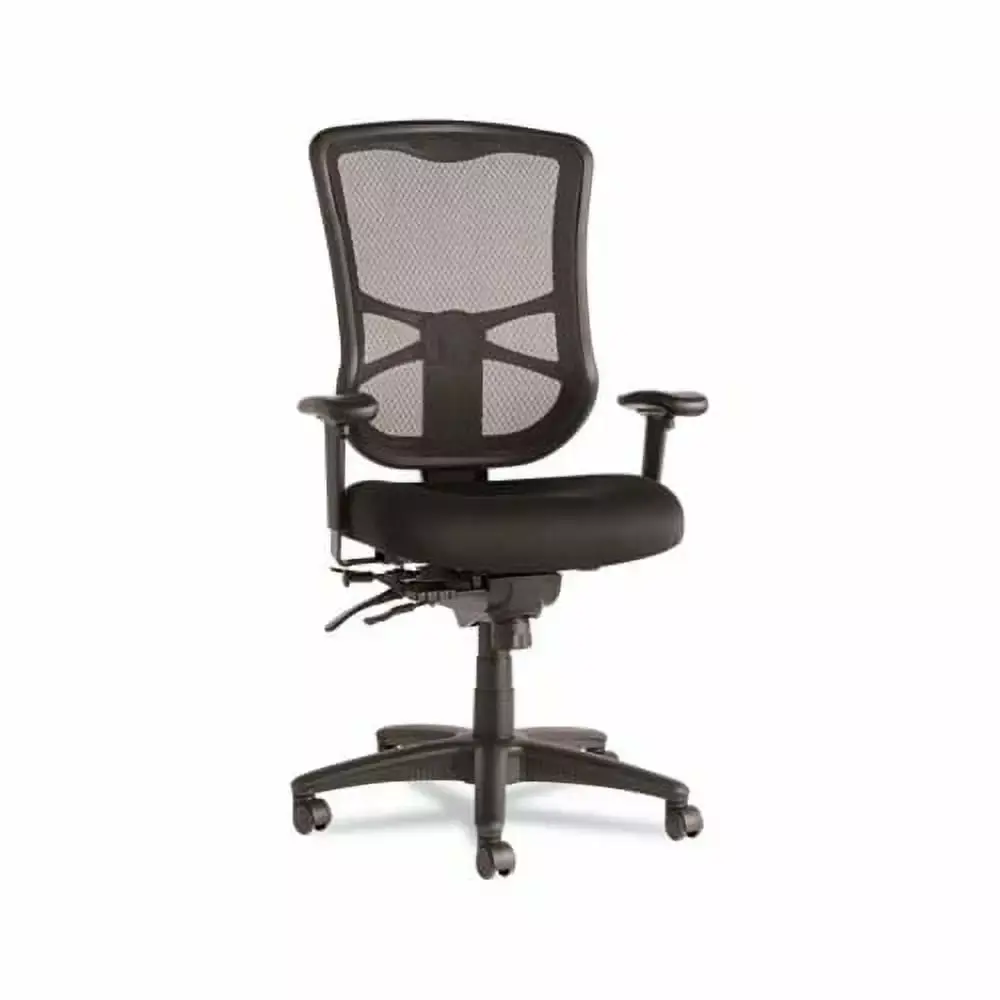 Elusion Series Mesh High-Back Multifunction Chair Supports up to 275 lbs Black