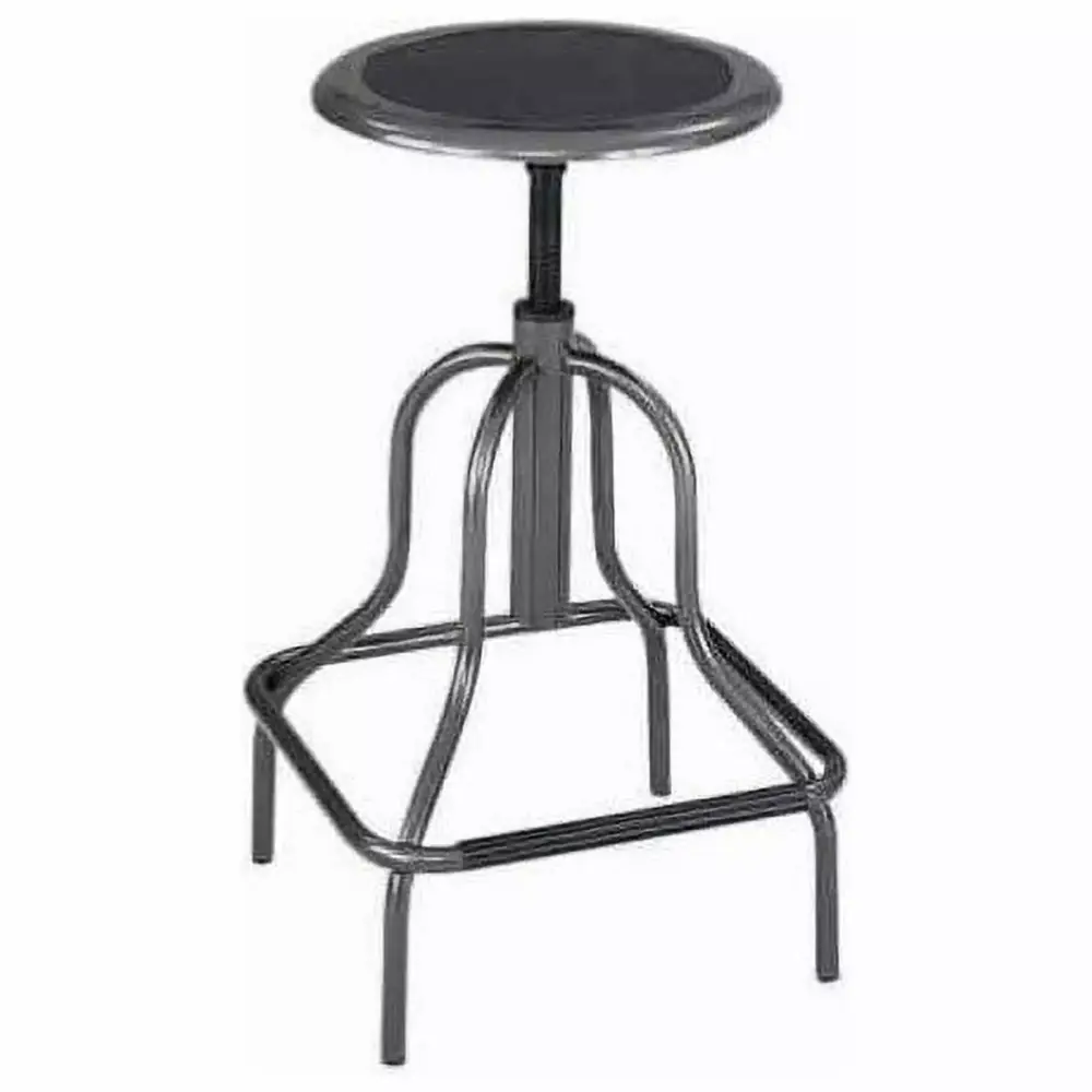 Scranton & Co Backless High Base Industrial Drafting Chair - Adjustable Height Stool