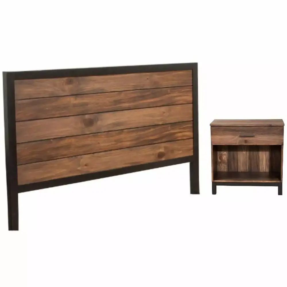 Home Square 2-Piece Set with Weston California King Headboard and Nightstand