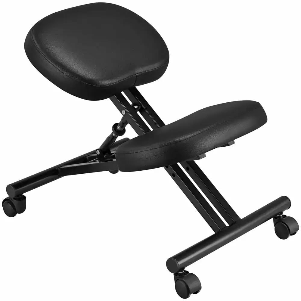 Topeakmart Adjustable Ergonomic Kneeling Chair - Swivel Office Chair for Posture Correction in Home Office