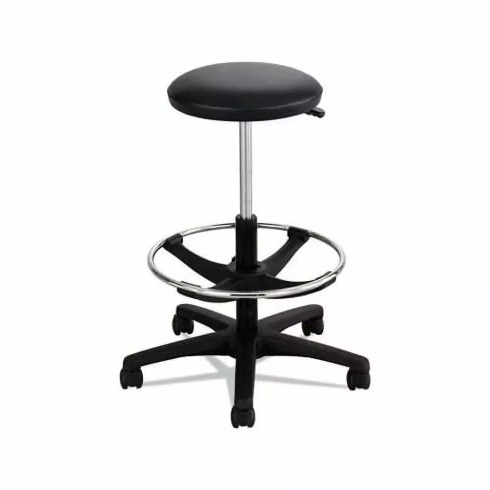 Extended Height Lab Stool 32 Inch Seat Height 250 lb Capacity Black
