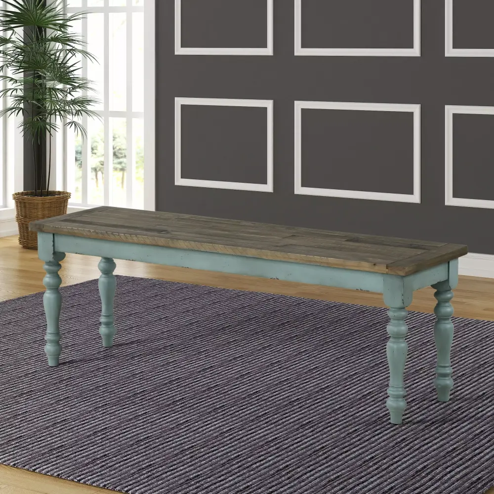 Roundhill Furniture Prato Upholstered Bench Brown Fabric Living Room Bench