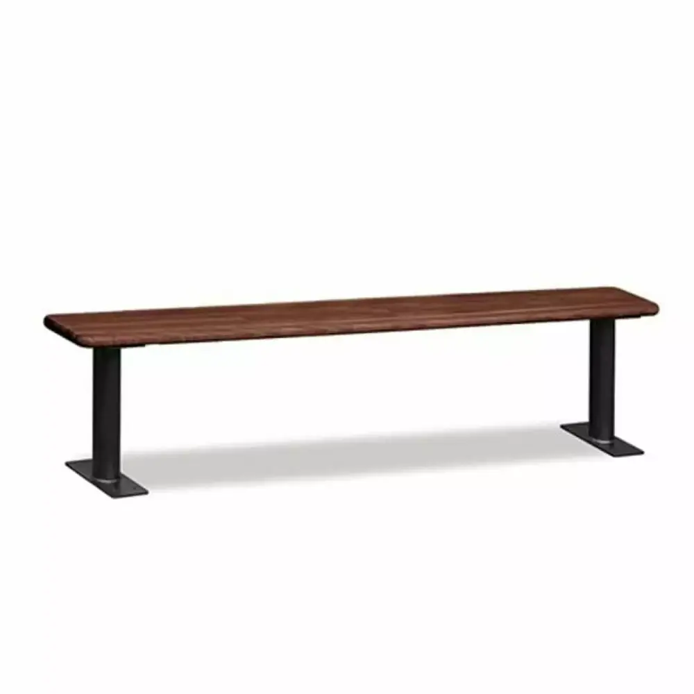 Salsbury Locker Room Bench in Dark Color 84 Inch Wide for Gym or Locker Room