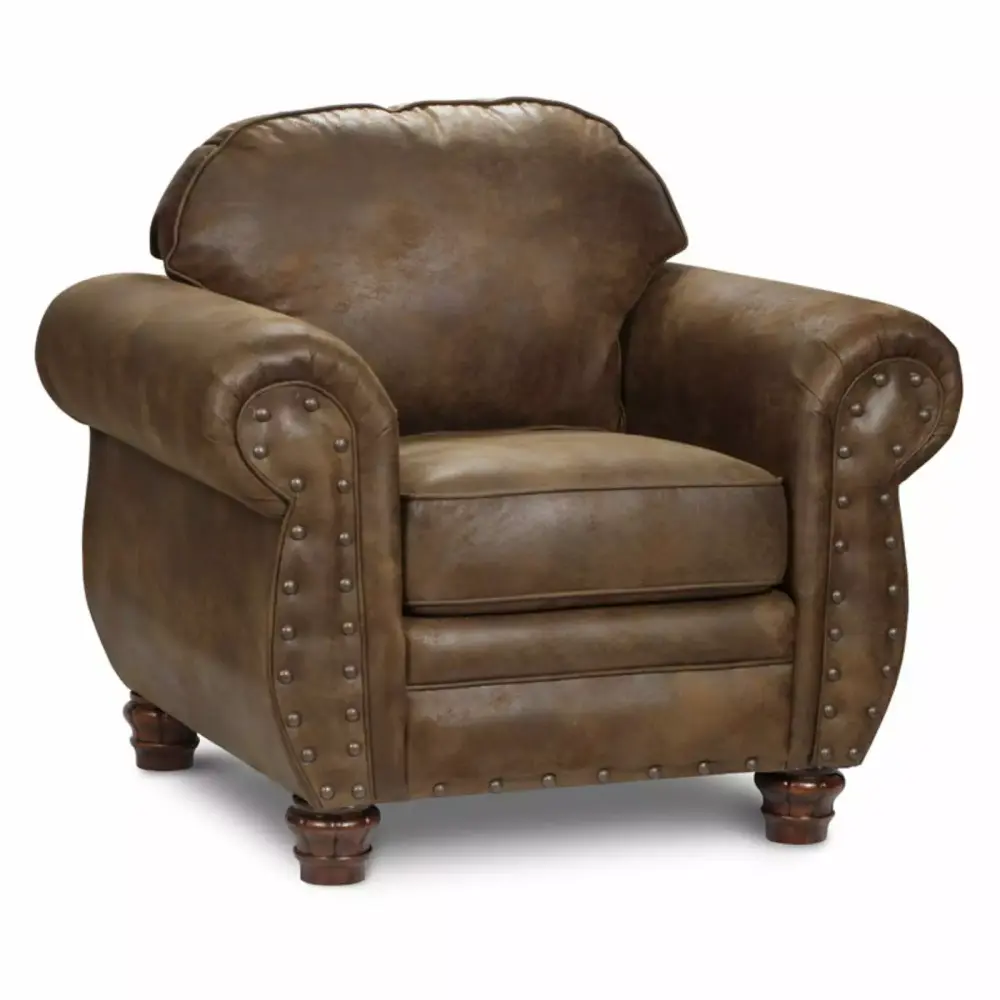 American Furniture Classics Sedona Lodge Arm Chair in Brown