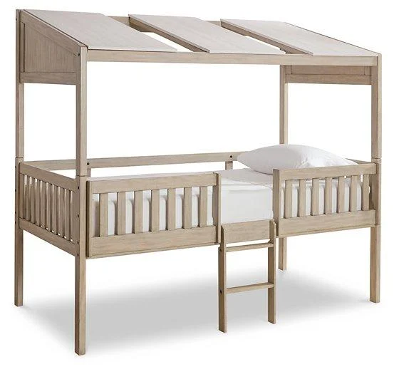 Wrenalyn Loft Bed - Space Saving Twin Size Bed Frame with Sturdy Metal Construction