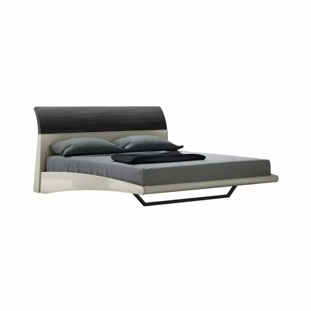 Amsterdam Luxury 3-Piece Queen Bedroom Set in Grey and Light Grey