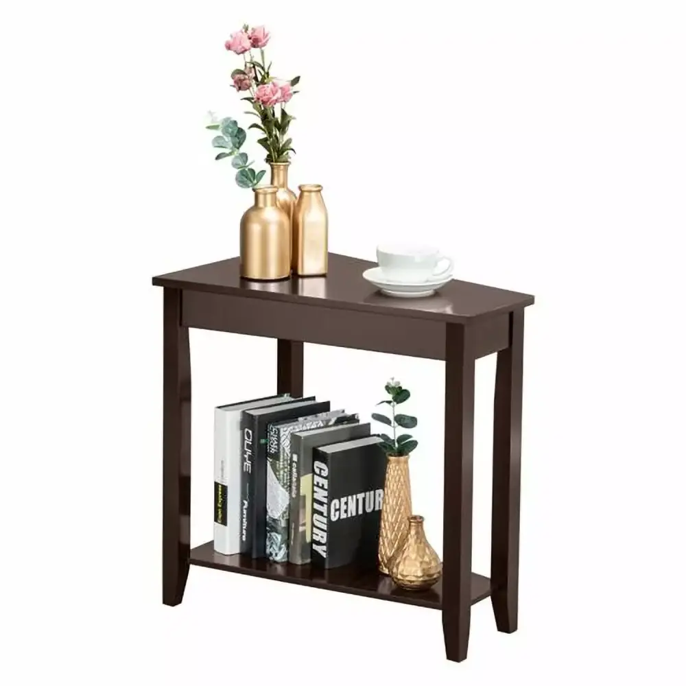 RUseeN Simple and Irregular MDF Console Table for Sofa and Narrow Entryway