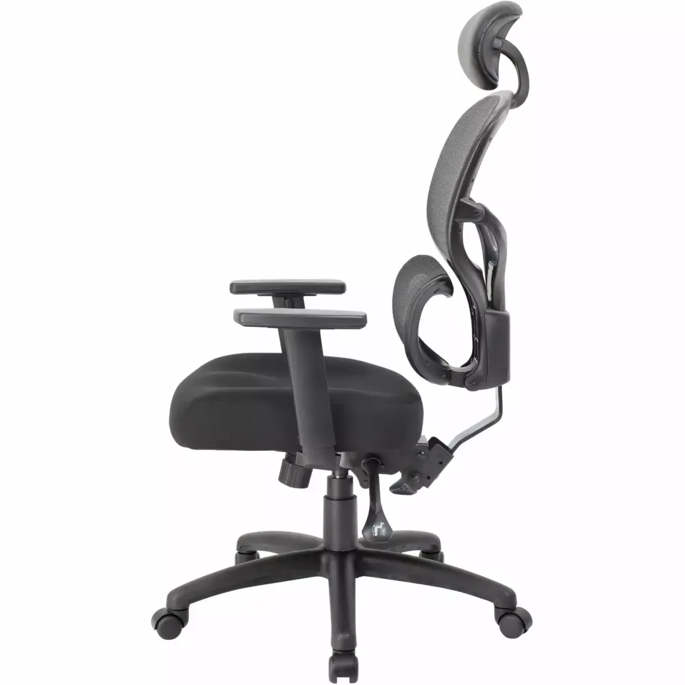 Boss Multi Function Mesh Task Chair with Headrest