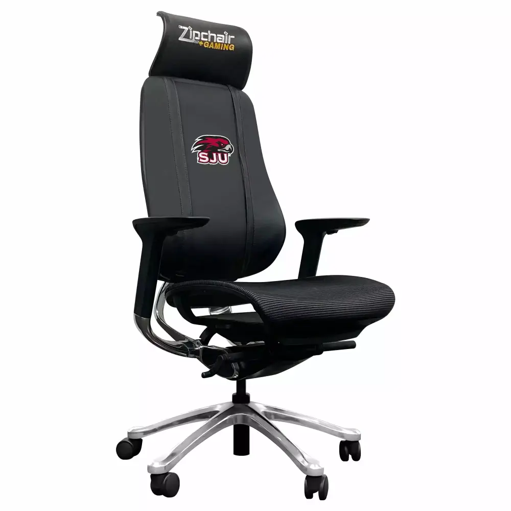 PhantomX Mesh Gaming Chair with St Josephs Hawks Logo Ergonomic Comfort