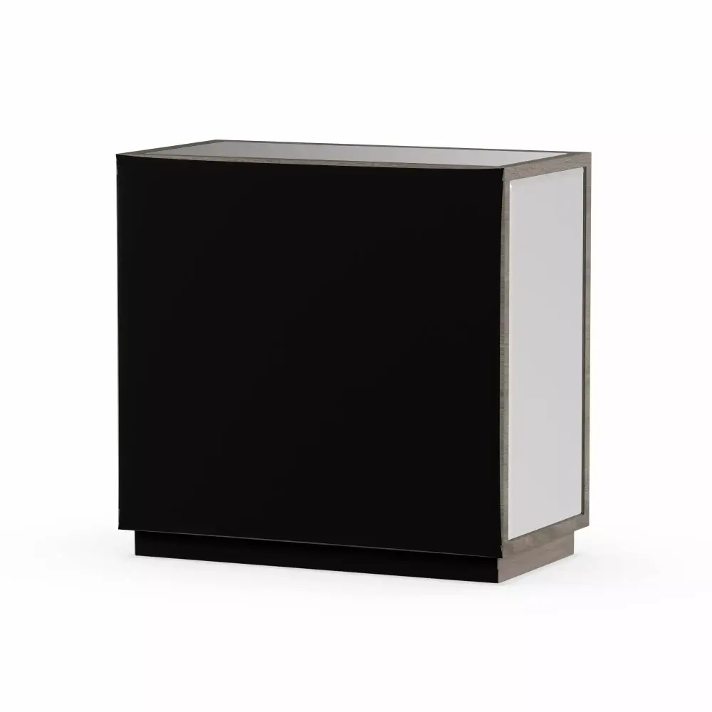 Baxton Studio Edeline Hollywood Regency Glamour Style Mirrored 3-Drawer Cabinet - Luxury Bedroom Furniture