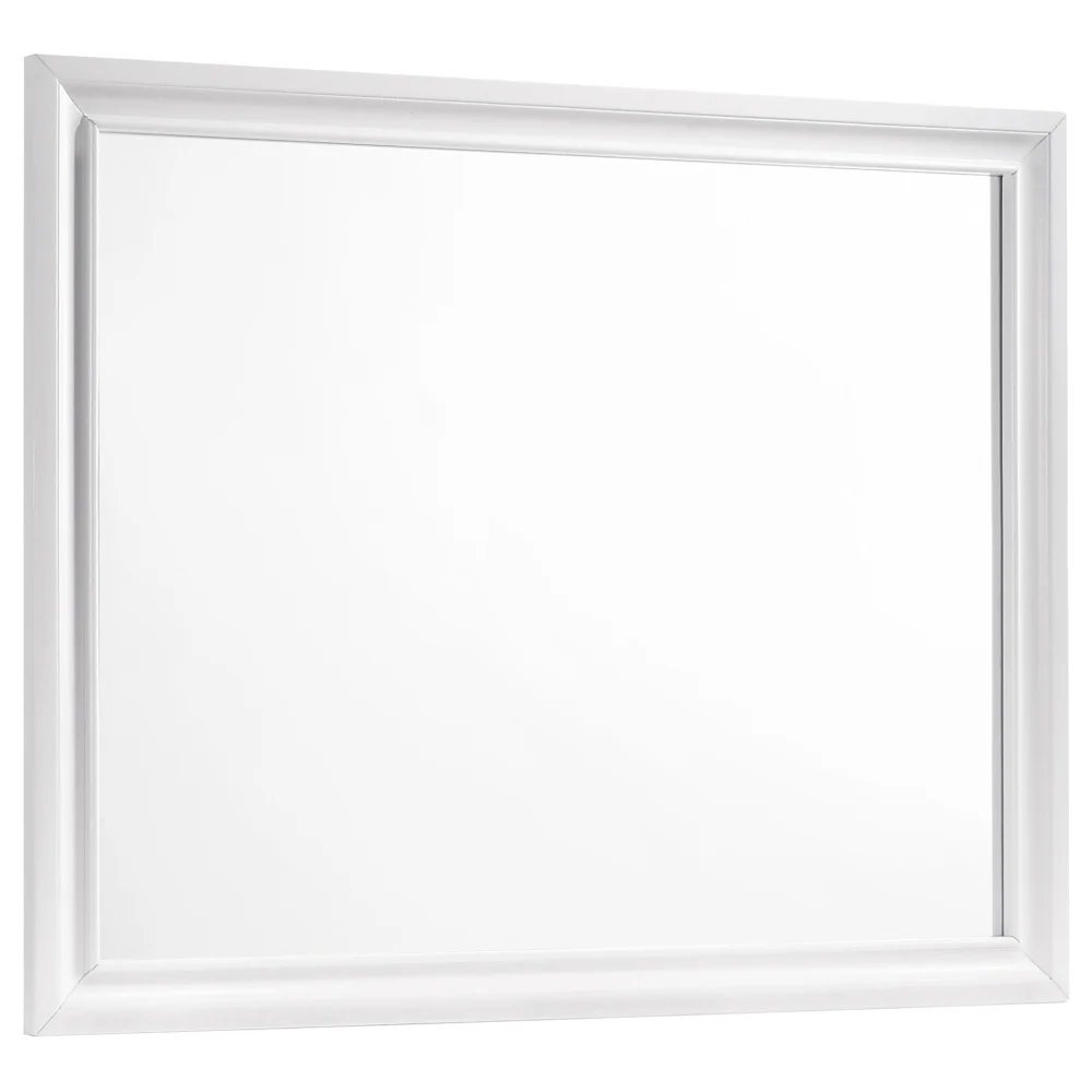 Barzini Rectangle Dresser Mirror in White