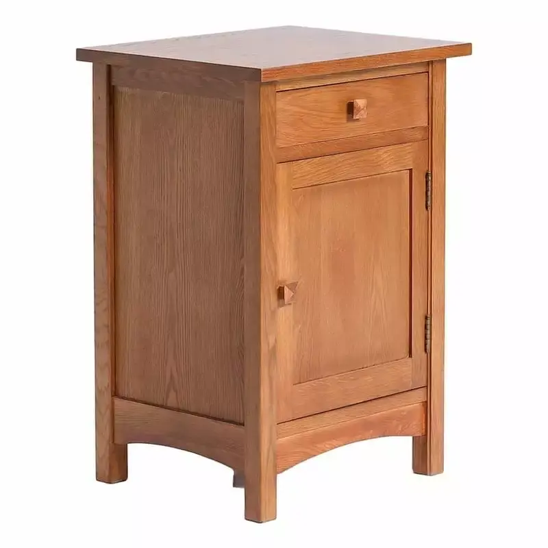 Mission 1 Door 1 Drawer Nightstand in Michael's Cherry Finish