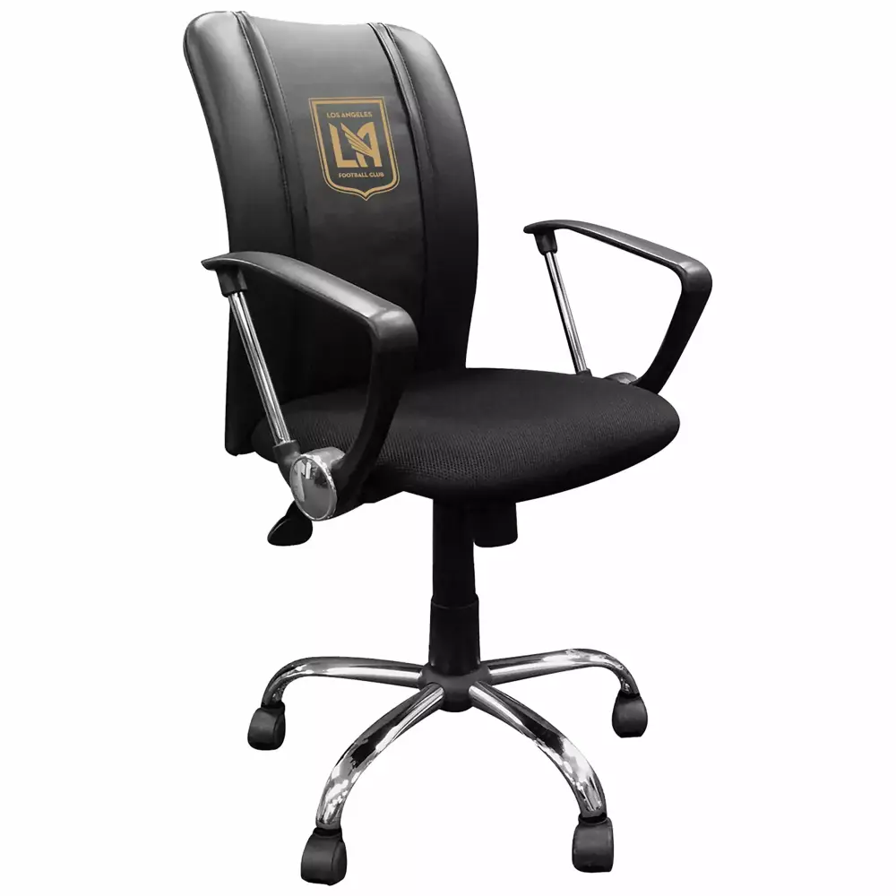 DreamSeat LAFC Team Curve Office Chair for MLS Fans and Soccer Enthusiasts