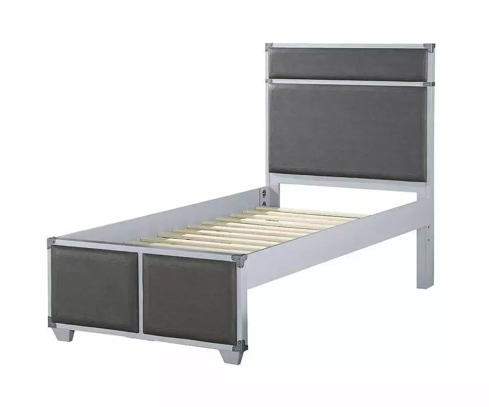 Modern Gray Wood Bedroom Set 3-Piece by Acme Orchest