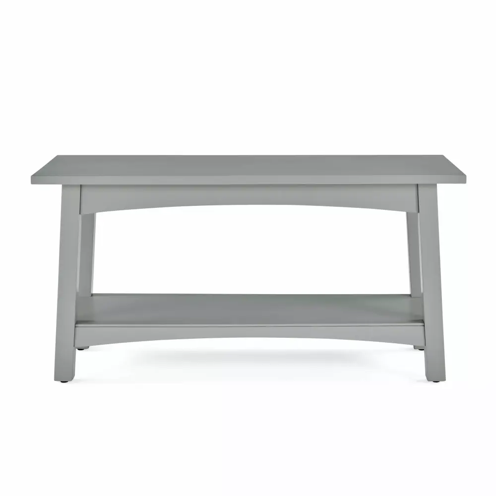 Alaterre Alterre Craftsbury 36 Inch Wood Entryway Bench in Gray