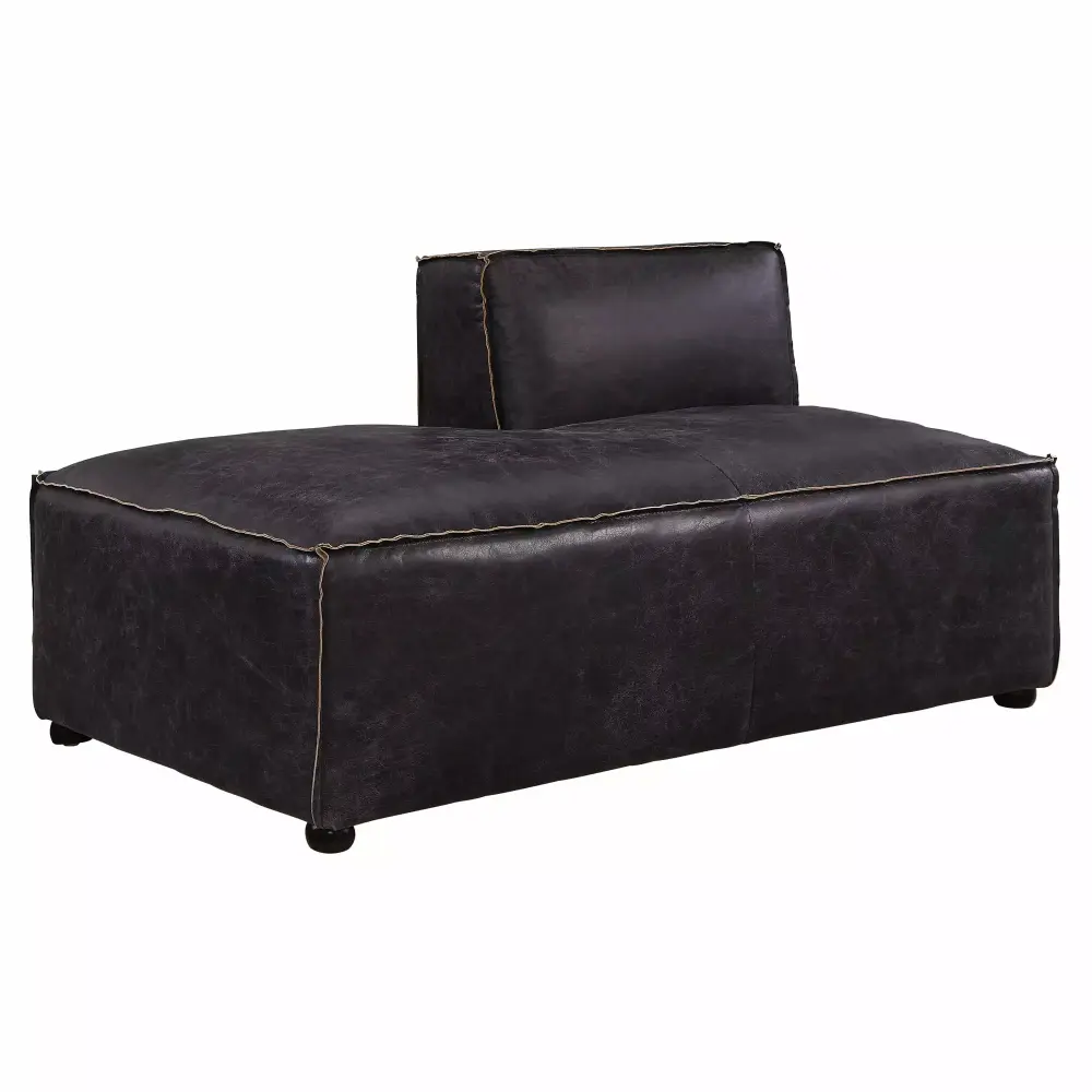 ACME Birdie Modular Armless Chaise in Antique Slate