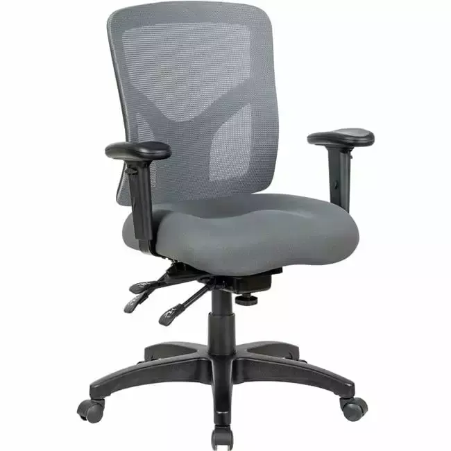 Global Industrial Interion Mesh Back Multifunctional Chair Gray