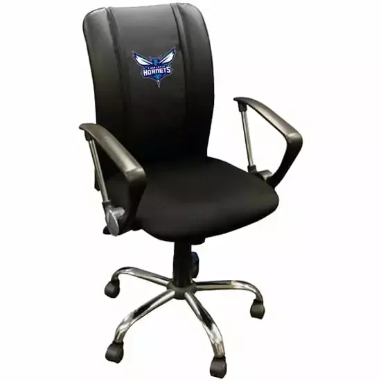 DreamSeat Charlotte Hornets Curve Office Chair NBA Team Logo Design