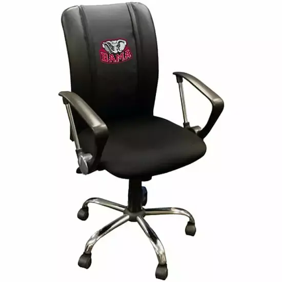 DreamSeat Alabama Crimson Tide Curve Office Chair NCAA Football Fan Gear