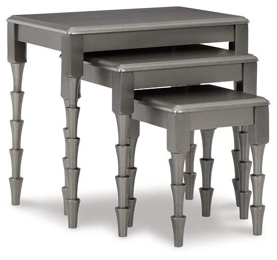 Larkendale Accent Table Set of 3 - Nesting Tables for Living Room Decor