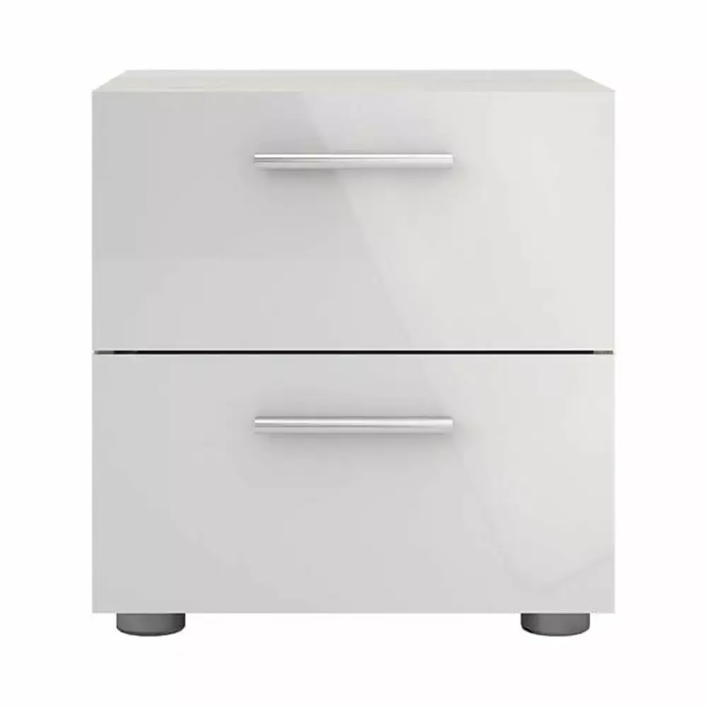 2 Drawer Nightstand Bedside Table Bedroom Furniture Simple Design