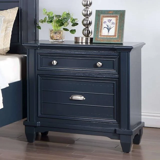 MANZANILLO Night Stand Bedside Table with Drawer Solid Wood Furniture