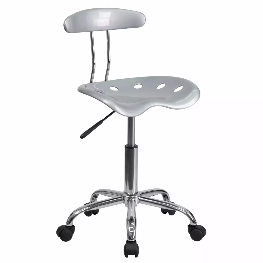 A Line Funiture Saddle Home Office Silver Tractor Seat Chair Unique Desk Chair