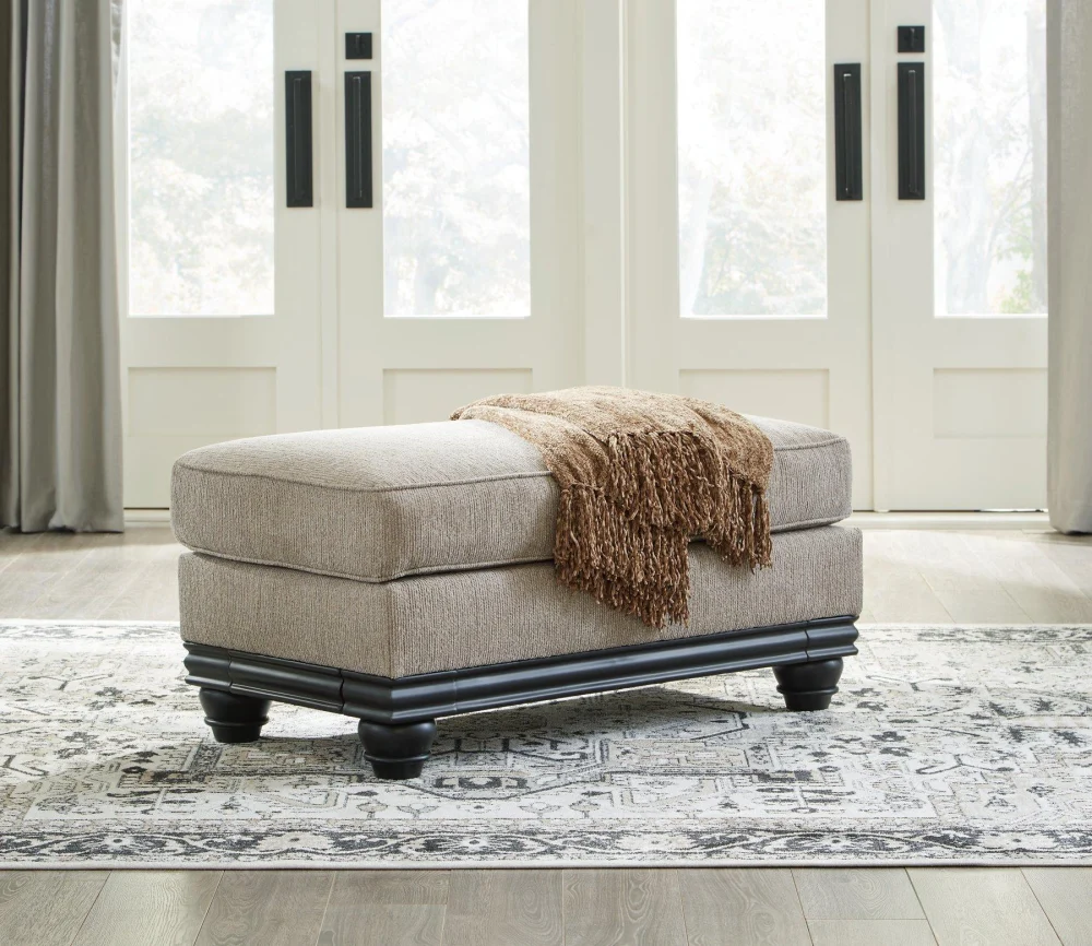 Elbiani Ottoman - Soft Padded Footrest with Sturdy Base