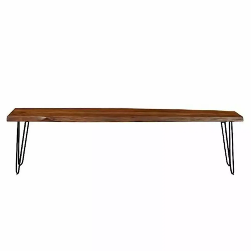 Jofran Nature's Edge 70 Solid Acacia Bench Durable Outdoor Friendly