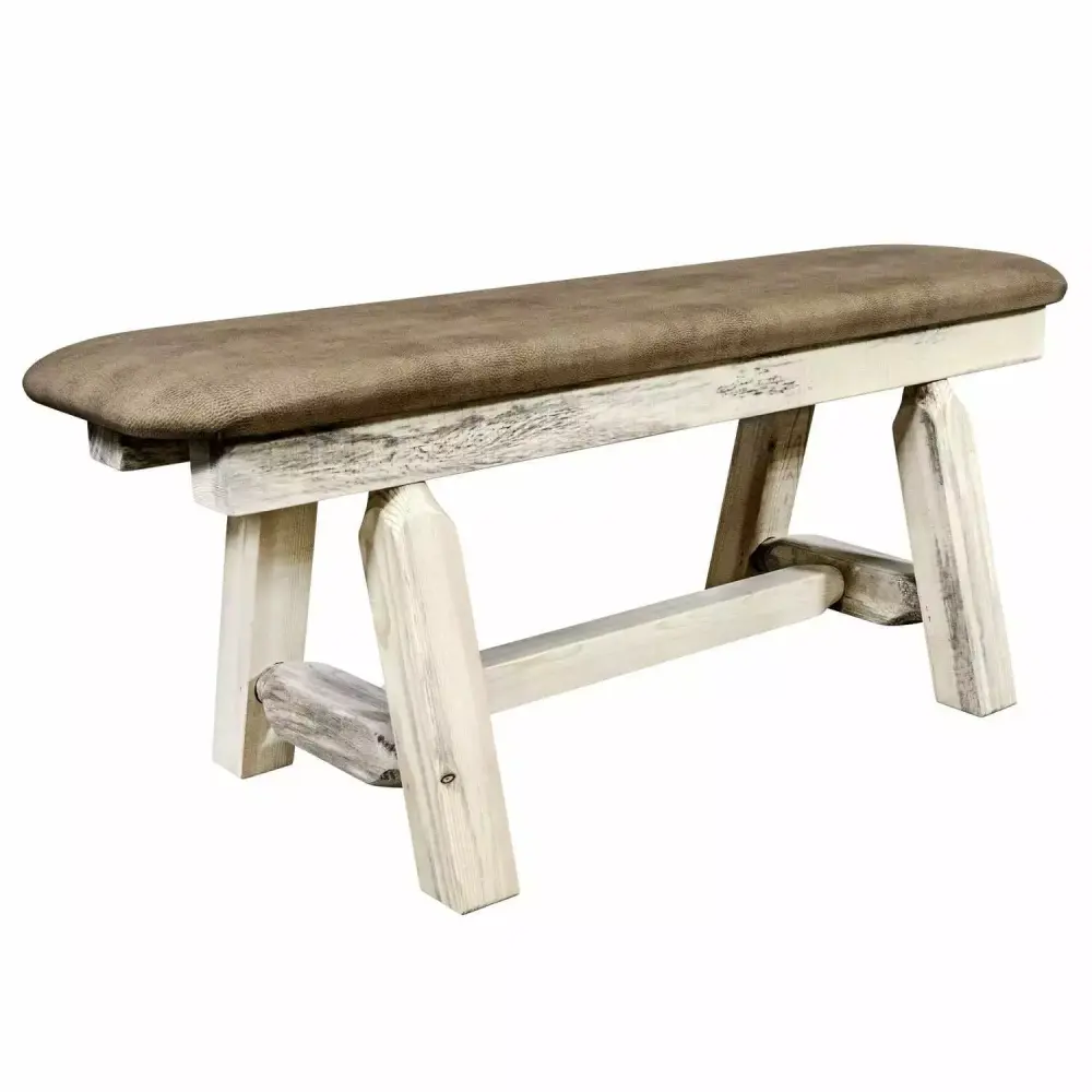 Homestead Collection 45 Inch Plank Style Bench Ready to Finish