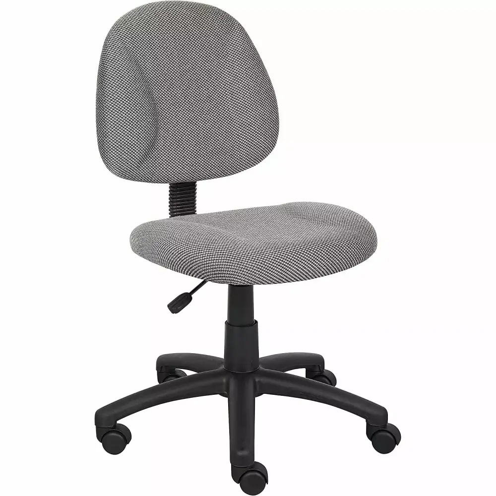 Bilot Perfect Posture Delux Fabric Task Chair without Arms Grey