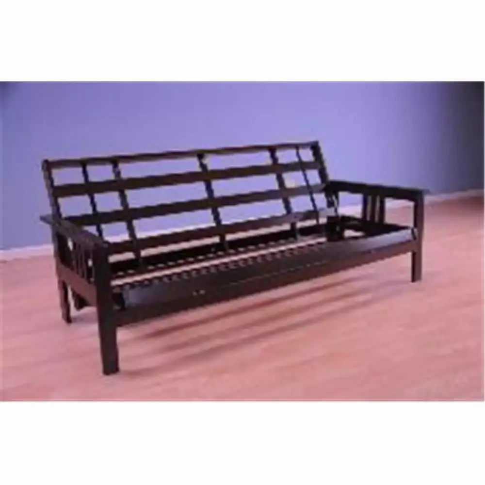 Kodiak Furniture Monterey Queen Solid Hardwood Futon Frame in Espresso