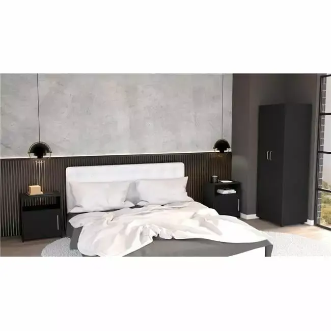 Allen Bedroom Set Black 3 Piece
