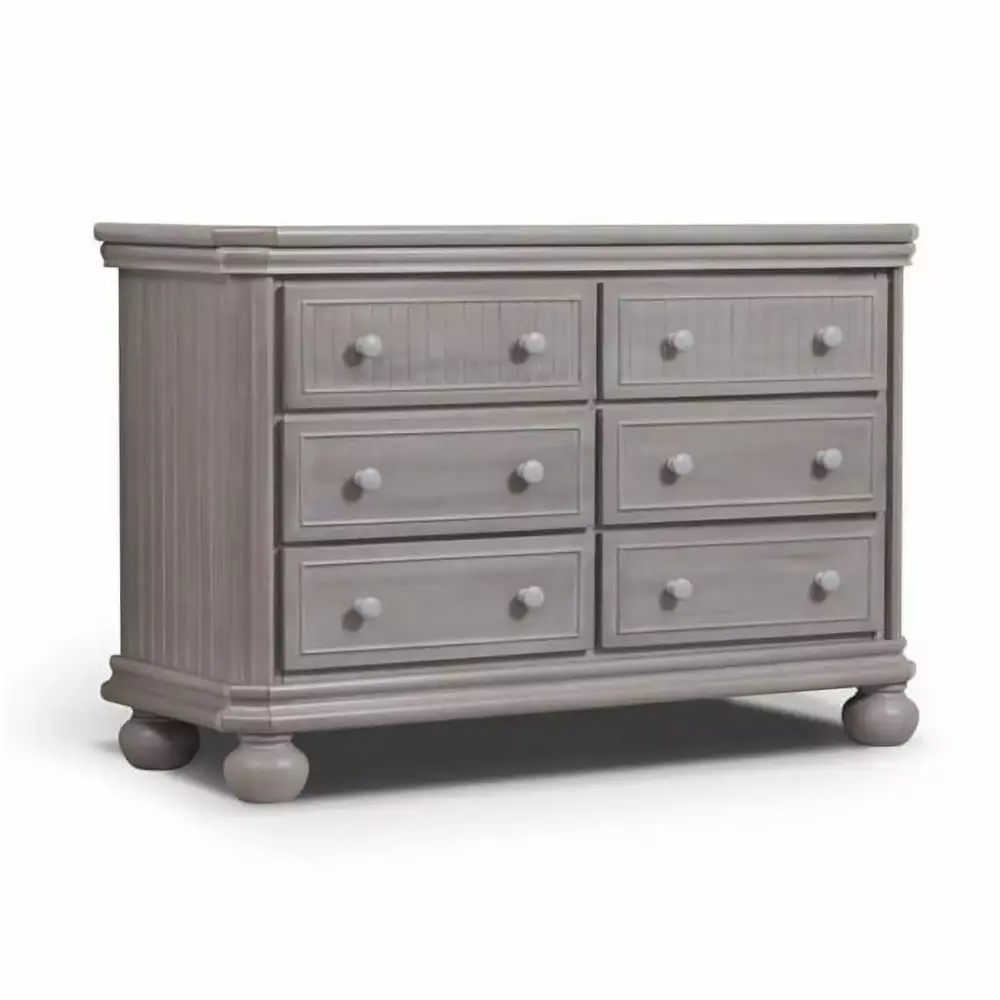 Finley RTA 6 Drawer Double Dresser for Bedroom Organization