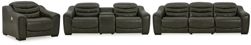 Center Line Power Reclining Living Room Set with Comfortable Seating
