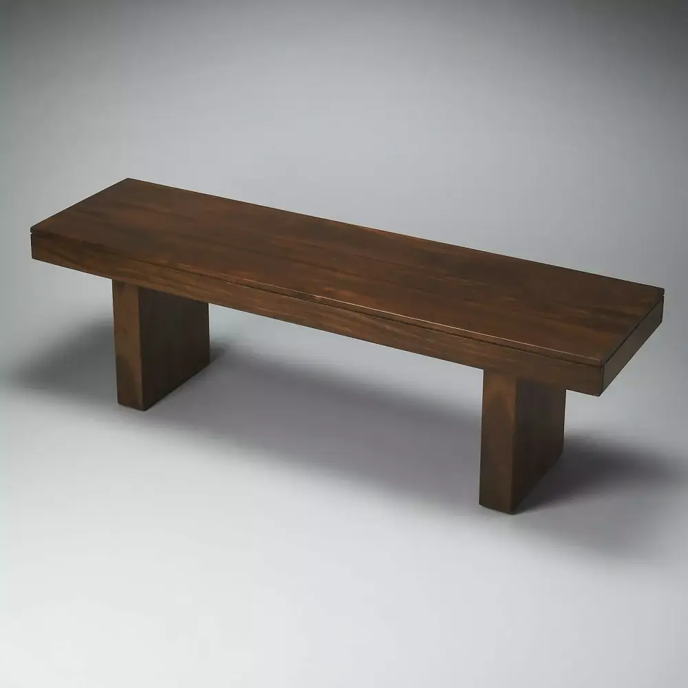 Butler Specialty Butler Loft Hewett Bench In Solid Wood Rustic Style for Entryway