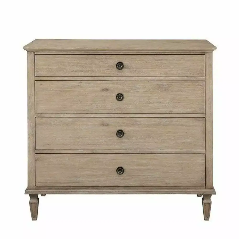 Rustic French Countryside Small Dresser by Belen Kox - Vintage Bedroom Furniture