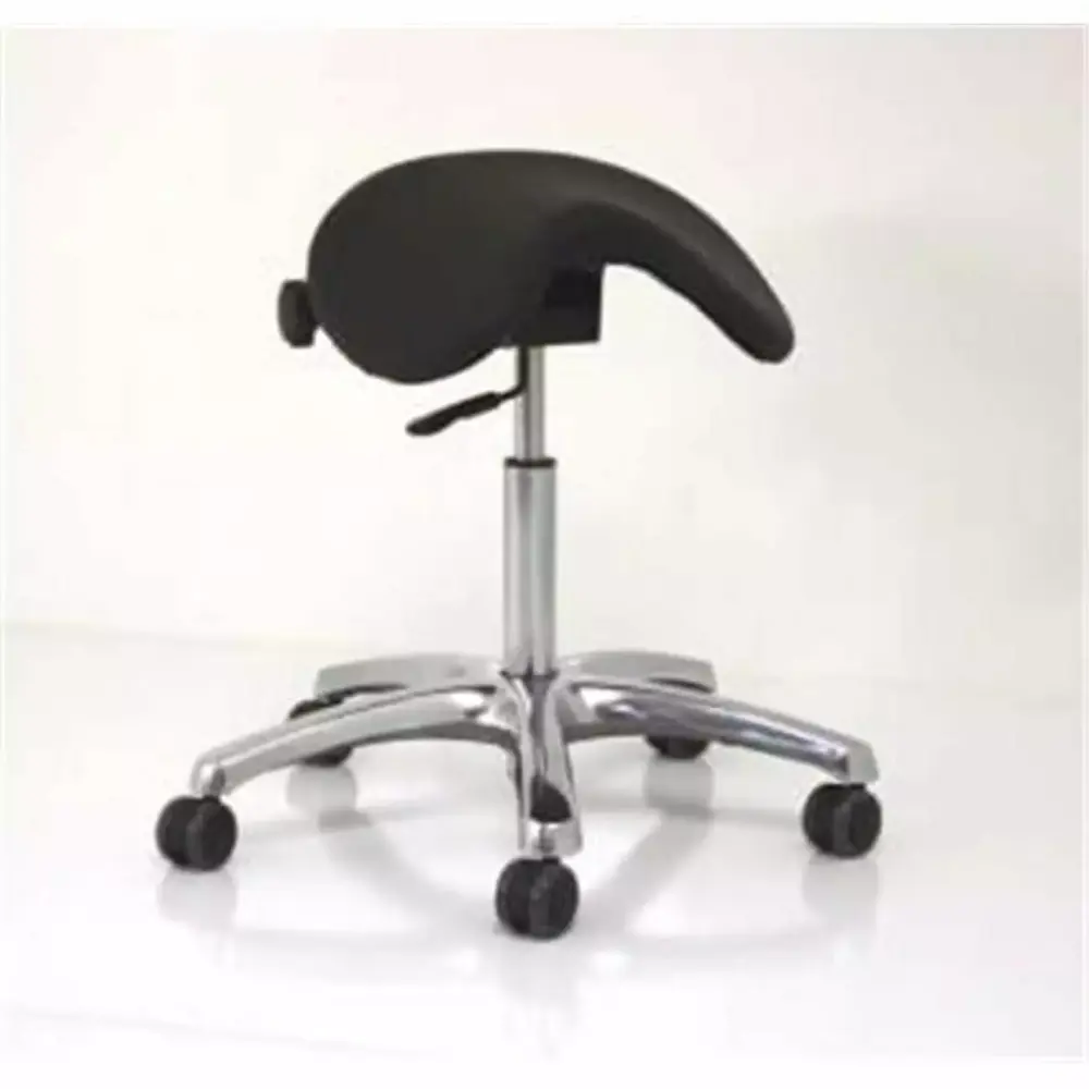 BetterPosture Saddle Ergonomic Height Adjustment Chair Seating Black