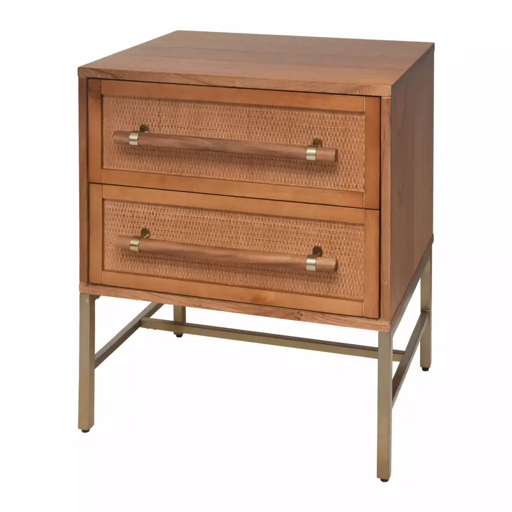 Hopper Studio Sophia Nightstand in Light Blonde Finish