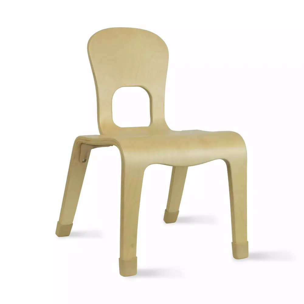 2xhome Natural Wood Kids Size Chair 12 Seat Height Real Wooden Childs Chair Stackable School Chair