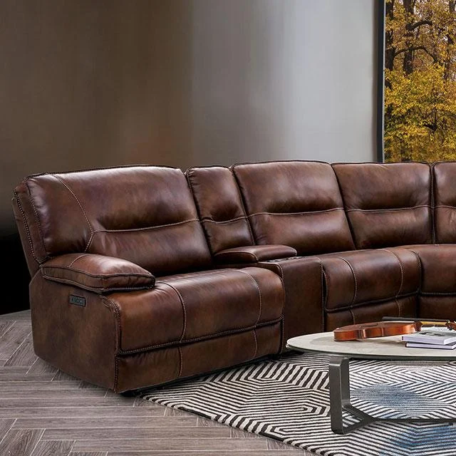 LOUELLA Power Reclining Sectional Sofa with USB Ports
