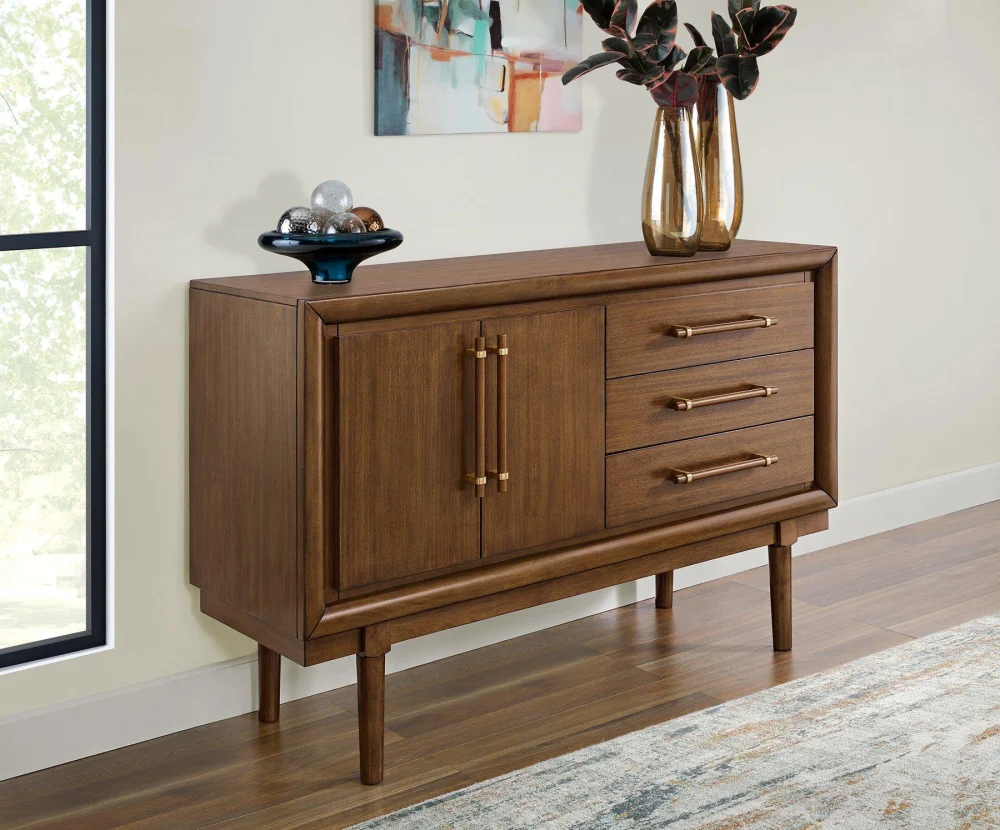 Lyncott Dining Server Elegant Storage Solution for Dining Room