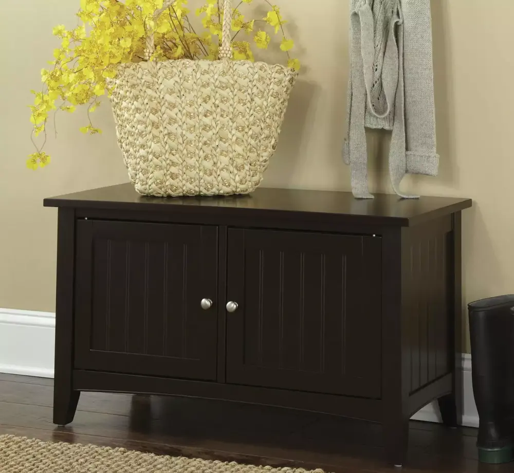 Alaterre Shaker Cottage Storage Bench with Lift Top for Entryway