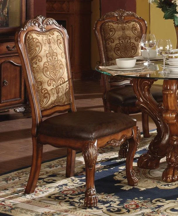 Acme Dresden Cherry Side Chairs Set of 2 for Dining Room