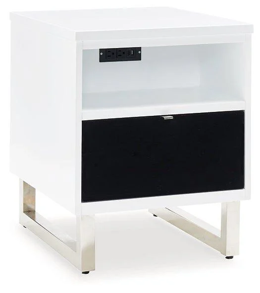 Gardoni Chairside End Table Small Side Table for Living Room