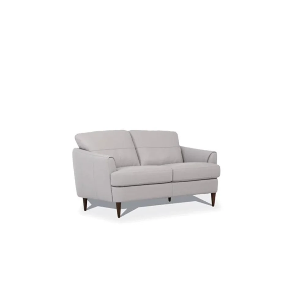 Acme Furniture Helena Loveseat Pearl Gray Velvet Two-Seater