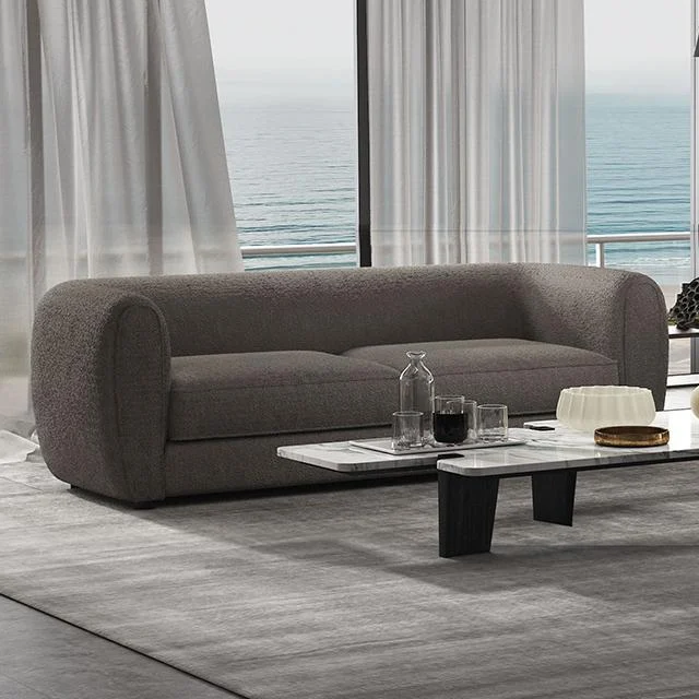 VERDAL Charcoal Gray Sofa with Comfortable Cushions