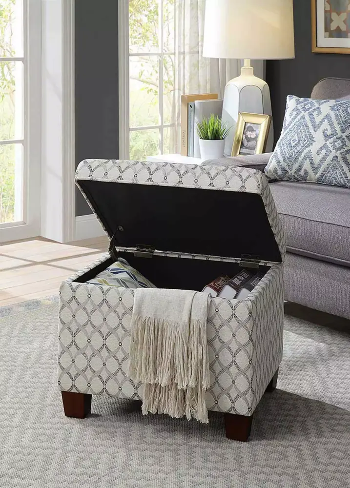 Convenience Concepts Designs4Comfort Madison Storage Ottoman