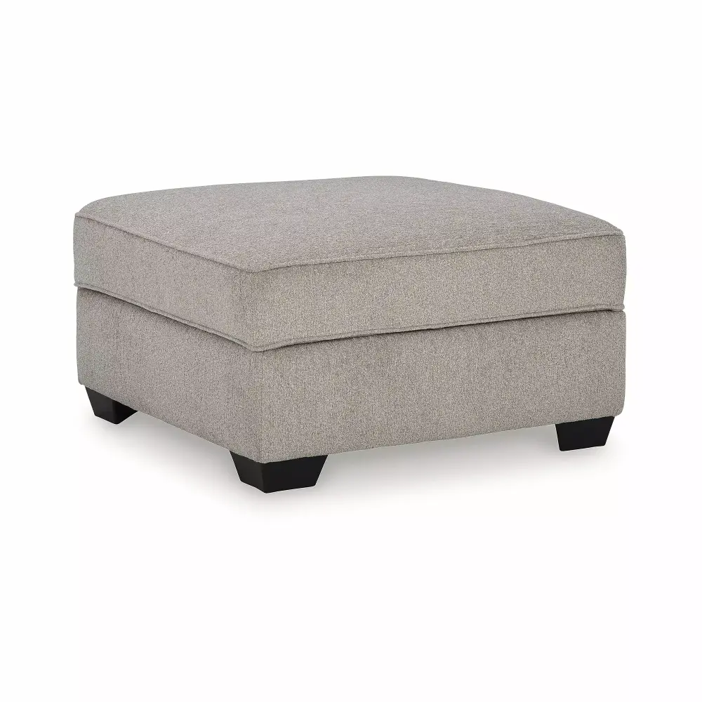 Signature Design by Ashley Claireah Upholstered Ottoman with Storage in Umber Brown